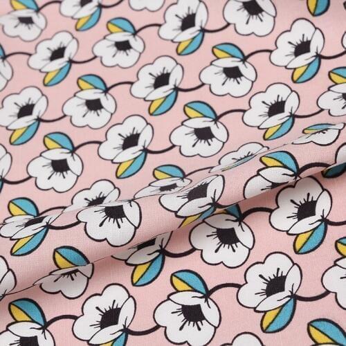 Garden Flower design vintage fabric Retro style fabric Calico Printed cotton fabric for DIY Bag 1 order=50cm*140cm