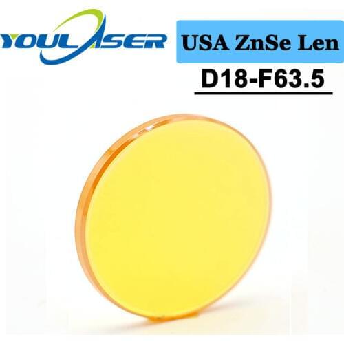 USA CVD Laser Lens 18mm Diameter FL63.5mm 2.5inches For CO2 Laser Engraving And Cutting Machine
