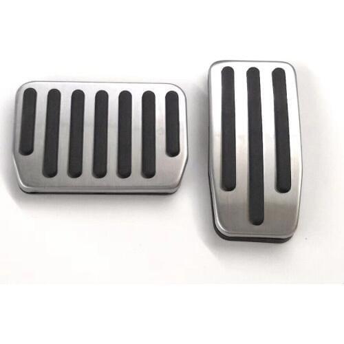 TTCR-II Non-Slip Performance Stainless steel Accelerator Foot Rest Modified Pedal Pads Kit for Tesla Model 3 Brake Replacement