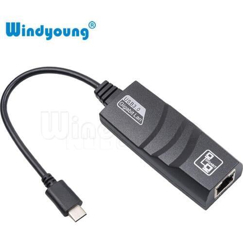 USB 3.1 Type C to RJ45 LAN Network Card Type c Interface to RJ45 100/1000Mbps Ethernet LAN adapter Network for PC Laptop Macbook