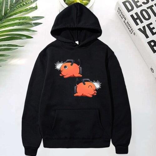 Japanese Anime Graphic Hoodies Women Kawaii Chainsaw Man Manga Hoodie Funny Pochita Makima Cartoon Unisex Tops Sweatshirts Male