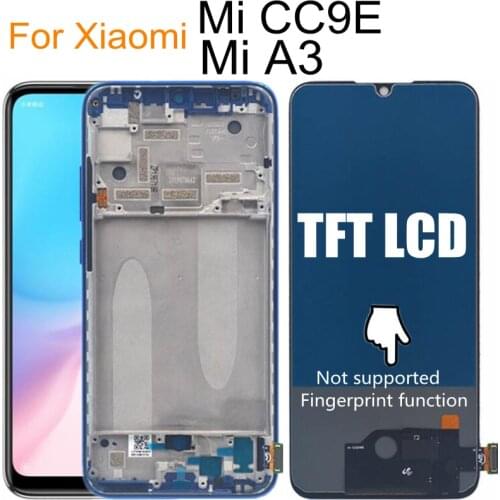 6.01" LCD FOR XIAOMI Mi cc9E LCD Display Touch Screen Digitizer Assembly Replacement FOR XIAOMI MI A3 LCD M1906F9SH M1906F9SI