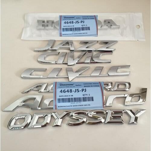 1pcs ABS car Letter Rear trunk Decals Emblem badge sticker Decal styling auto Accessories