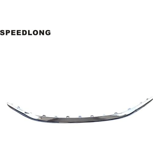 1Pcs Front Bumper Lower Grille Cover Insert Chrome Molding Garnish Guard Trim Fit For Honda Civic sedan 2013-2015