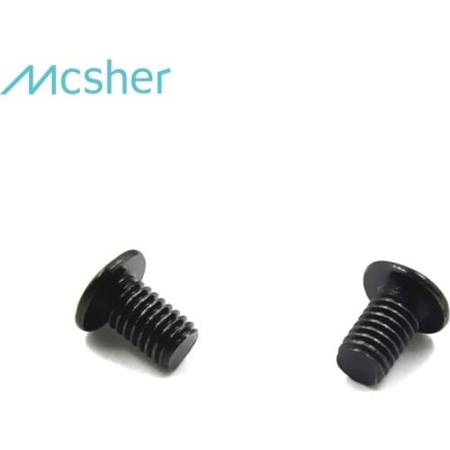 100pcs M3 x 5mm Laptop Notebook HDD Hard Drive Caddy Harddisk Screw Phillips Flat Wafer Head Black Zinc