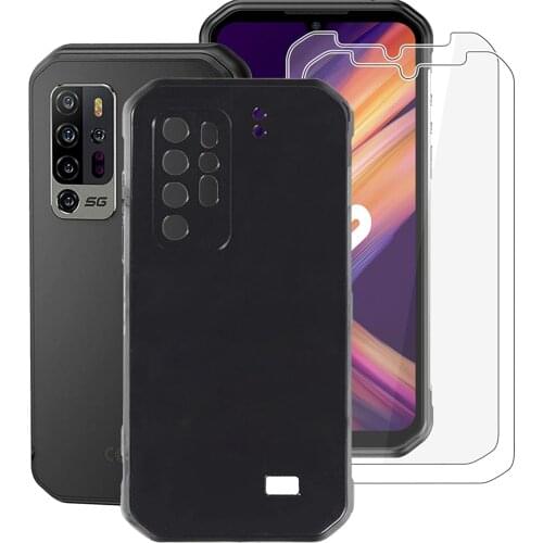 2.5D 9H Tempered Glass with Soft TPU Case Cover for Ulefone Armor 11 5G Screen Protector Film