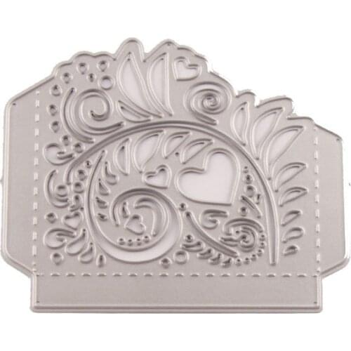 2020 Lace Pocket Metal Cutting Dies DIY Scrapbooking Paper Photo Album Crafts Knife Mould Card Embossing Mold Stencils for Decor