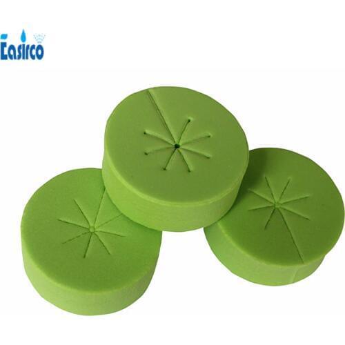 48mm green Cloner pucks. Net cup collars. Cloning collar.Neoprene collars .Cloner collars for hydroponics system((30pcs/pack))