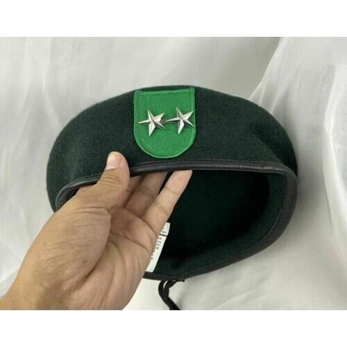 Us Army 9th Special Forces Group Green Beret 2star Major General Rank Hat Military Store