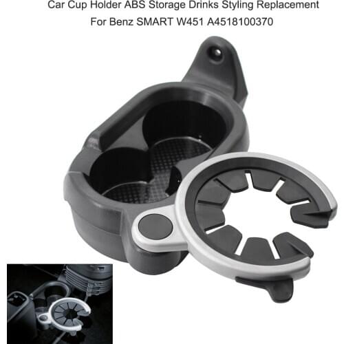 Car Cup Holder Phone Drink Holder Multifunction Drinks Can Bottle Food Mount Seat Gap Organizer for Benz SMART W451 A4518100370