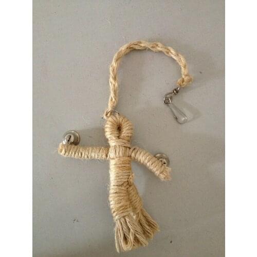 Free shipping Parrot bird toys parrot supplies parrot climbing toy parrot toy natural toy with bell 10pcs/lot