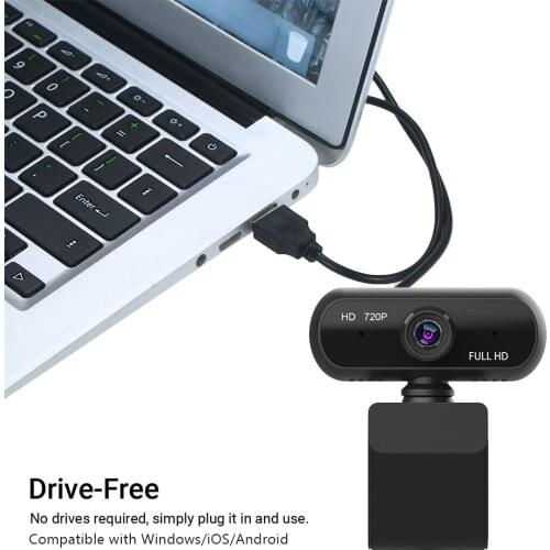 Full HD 1080P Wide Angle USB Webcam USB2.0 Drive-Free With Mic Web Cam Laptop Online Teching Conference Video Calling Web Camera