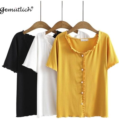 Gemutlich Women's Knitted T-shirts