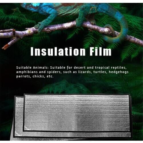 Reptile Insulation Film Self Warming Pad Animals Heating Insulation Cushion For Parrots,Chicks Lizards, Turtles, Hedgehogs 2PCS