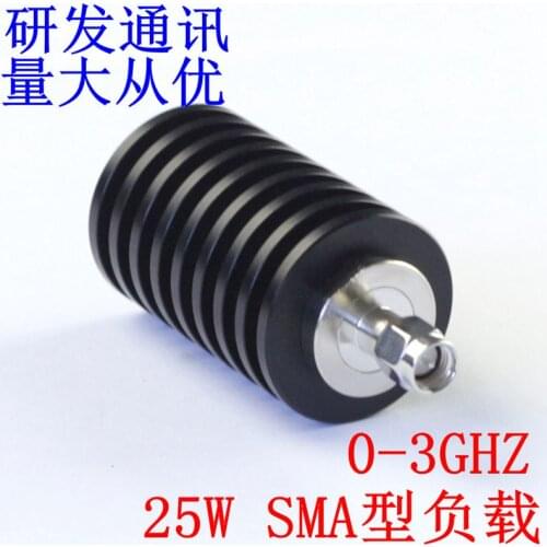 SMA male coaxial dummy load, 25W RF load DC-3G, 50 ohm