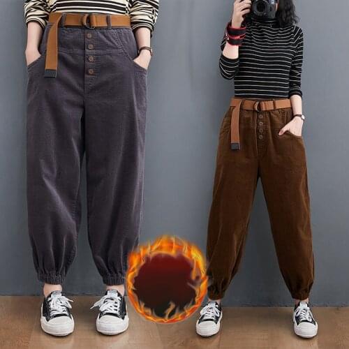 LFFMHMT Women's Velvet Trousers