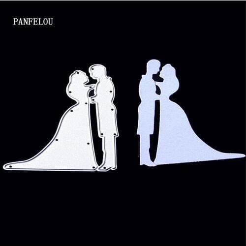 PANFELOU Metal craft nuptial paper die cutting dies for Scrapbooking/DIY Easter wedding Easter cards