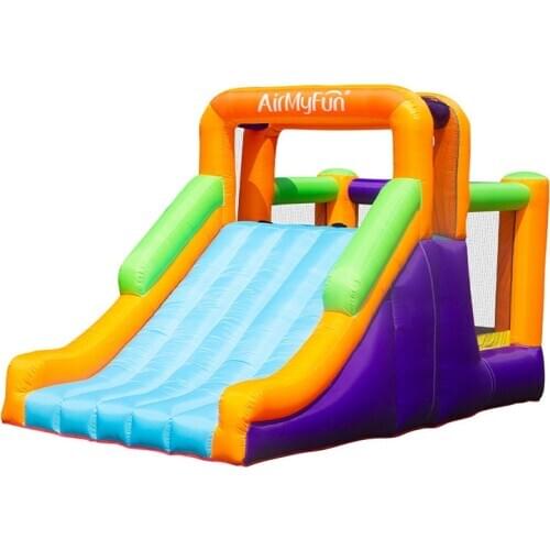 Inflatable Bounce House Jumper Jump in Big Slide with Blower Bouncy Castle Indoor Backyard for Kids