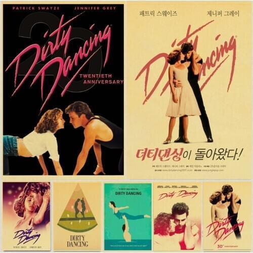 Film dirty dance poster diamond embroidery 5D DIY full drill drill painting rhinestone Mosaic craft package room wall decoration