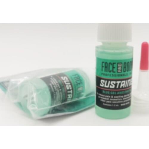 FACE AND BODY 1.2OZ Professional Permanent Makeup Eyebrow Lip Eyeliner Body Art Operation Assitance Sustaine Blue Care Gel