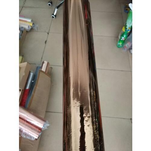 DIY Plastic or Paper Hot Stamping Foil Paper Roll Bronze Color Hot Foil or Plastic 8cm x120m Cutting