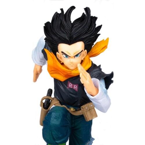 Anime Dragon Ball Z Super Android 17 Lapis Sprinting Ver. PVC Action Figures Collectible Model Doll Toys Figurals Brinquedos