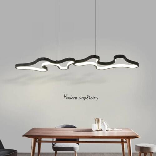 Creative Modern Led Hanging Pendant Lights For Shop Bar Dining Kitchen Room AC85-265V Acrylic Led Pendant Lamp Free Shipping