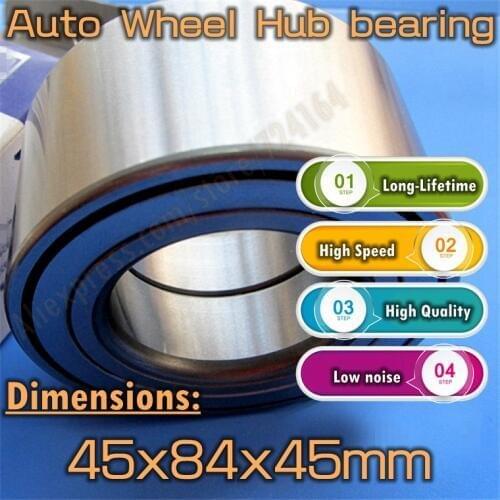 Long-Lifetime High speed Car Bearing Auto Wheel Hub bearing DAC45840045 Free Shipping 45*84*45 45x84x45 mm High Quality