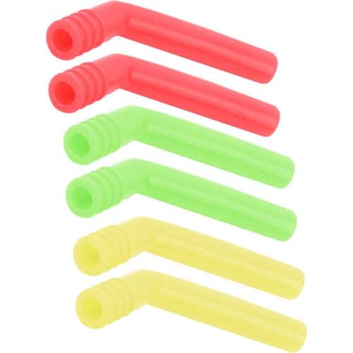 1 Pair RC Engine Exhaust Pipe Extender Silicone Extension Tube for HSP 1/8 and 1/10 Remote Control Car