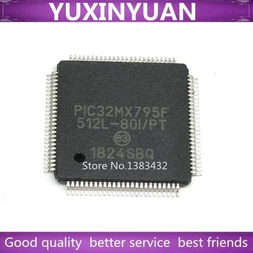 1PCS PIC32MX795F512L-80I/PT PIC32MX795F512L TQFP100