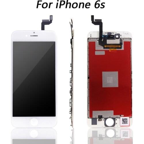 10 pcs AAA Display for iPhone 6S LCD Complete with Frame Touchscreen for iPhone 6S LCD Display Black White