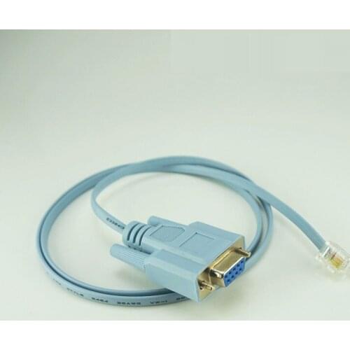 100pcs x DB9 female rs232 to 4P4C Customized Serial cable