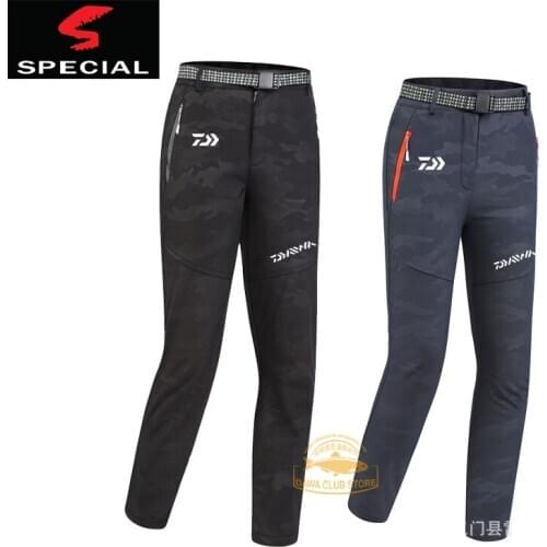 2020 Daiwa Winter Fishing Camouflage Pants Outdoor Mountaineering Breathable Windproof Warm Pants