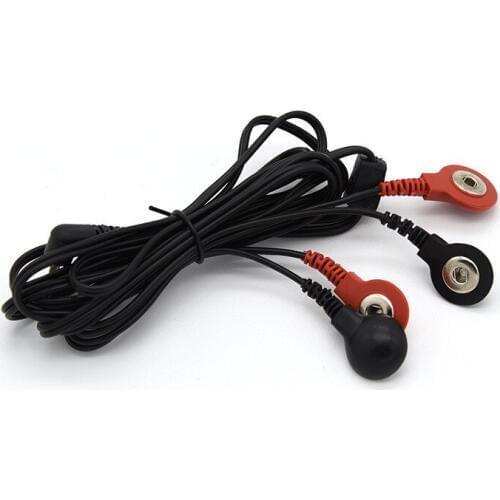 4 Buttons Electro Sex Cable Medical Themed Toys Accessories Wires For Penis Rings Massage Pads Catheter Electro Shock Sex Toys