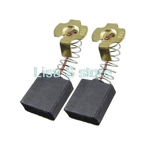 8 Pcs 11/16" x 21/32" x 7/25" 17.5mm x 16.5mm x 7mm Power Tool Motor Carbon Brush