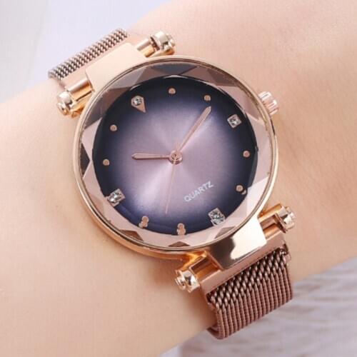 Hot Sale Luxury Ladies Fashion Watch Women Magnet Buckle Gradient Color Watches Female Wristwatches Gift Clocks Zegarki relogio