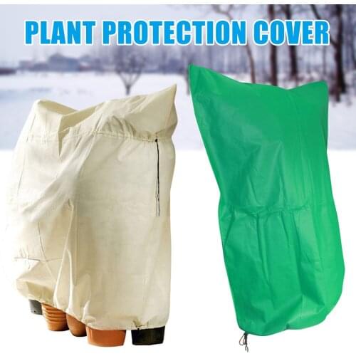 Antifreeze Cover Tree Shrub Plant Protecting Bag Frost Protection Yard Garden Winter Drawstring Plant Fruit Vegetable Garden