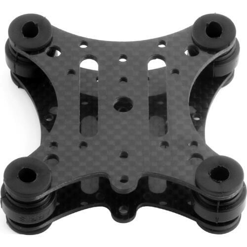 F14557 FPV Carbon Fiber Anti Vibration Plate & Rubber Balls for Phantom 1 2 Gimbal Mount Quadcopter for Gopro Hero 2 3 PTZ mount