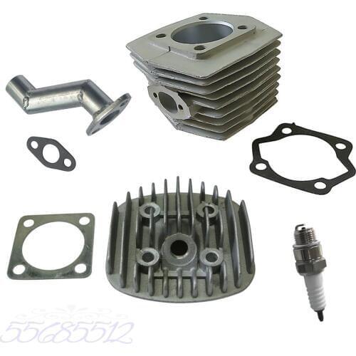 Cylinder Head&Cylinder&Intake Manifold For Carburetor 66cc 80cc Motorized Bike