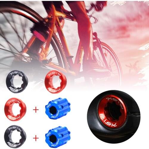 Mountain Bike Color Aluminum Alloy Crank Cover Screw BB Bottom Axle Crank XT Hollow One Crankset Cover + Installation Tool