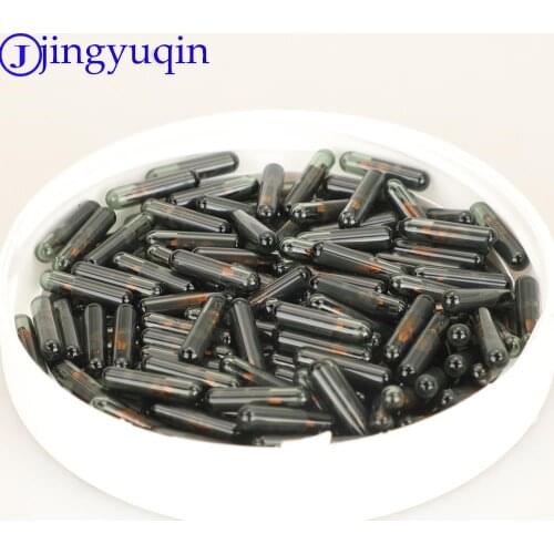 Jingyuqin 50x Car Key Glass Transponder ID48 Chip T6 Crypto Unlocked Chip For VW Audi Seat Skoda Porsche