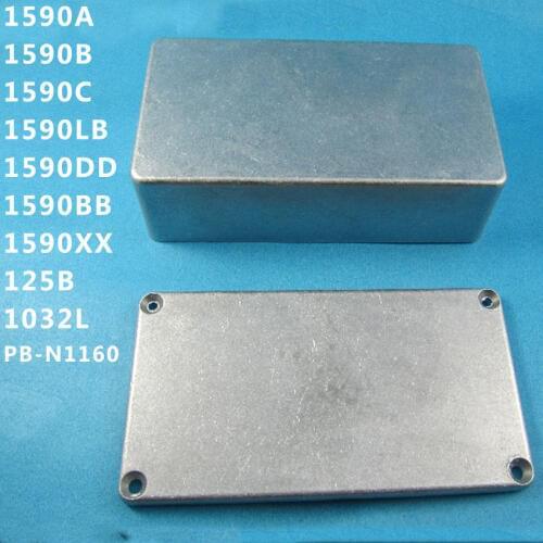 Stomp Box Effects Aluminum Pedal Enclosure FOR Guitar sell 1590A/1590B/1590C/1590BB/1590DD/1590LB/1590XX/1032L/K8/PB-1160 Style