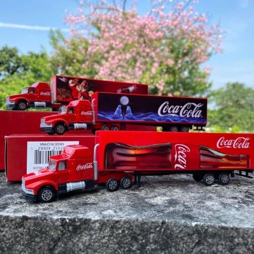 Diecast Alloy Vehicle Model 1:87 Scale Transportation Special Container Truck Car Souvenir Collection Ornaments Gifts Display