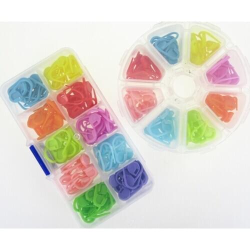 100set Mini Knitting Crochet DIY Handmade Knitting Accessories Crochet Locking Stitch Markers Sewing Tool lin4602