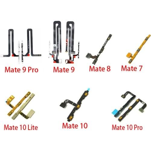 New Power on/off Volume Key Button Flex Cable Ribbon For Huawei Mate S 7 8 9 10 30 Lite 20 Pro 20X Max Repair Part