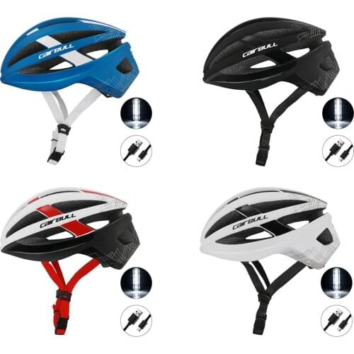 CAIRBULL NEW unisex outdoor mountain bike bicycle helmet road bike helmet with tail light sports ultra light rechargeable