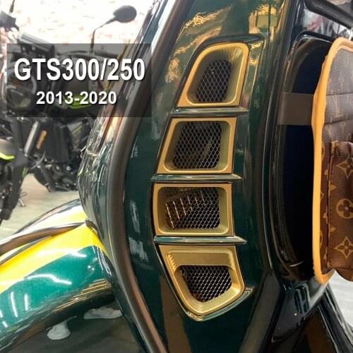 New GTS300 GTS250 Motorcycle Radiator Guard Grille Protector Bezel Cover For VESPA GTS 250 300 2013-2020 2014 2015 2016 2017