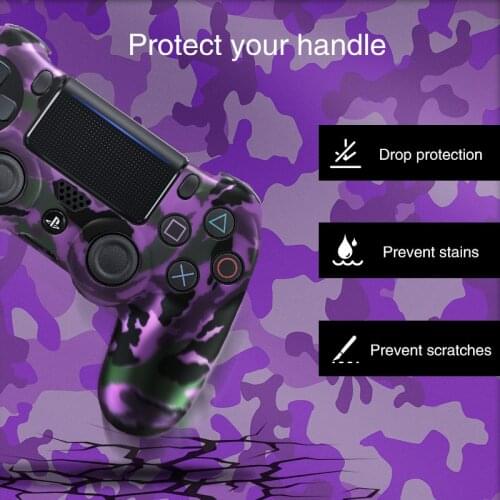 Silicone Cover Case Skin Accessories For Sony PS4 Playstation4 Controllers Games Multicolor Case For PS4 Handle TXTB1