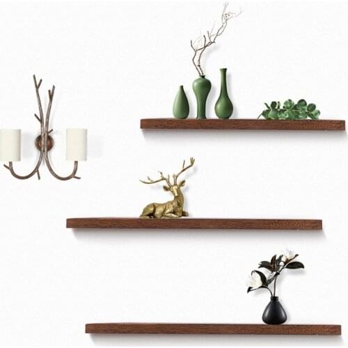 1pc Wall Mounted Rustic Floating Shelves Wall Mount Display Condiment Bottle Rack Floating Shelves Rustic Wood Wall Home Decor