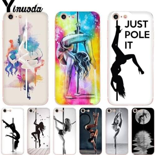 Yinuoda For iphone 7 6 X Case Pole Dance Dancing Fitness Coque Shell Phone Case for iPhone 8 7 6 6S Plus X 10 5 5S SE 5C XS XR